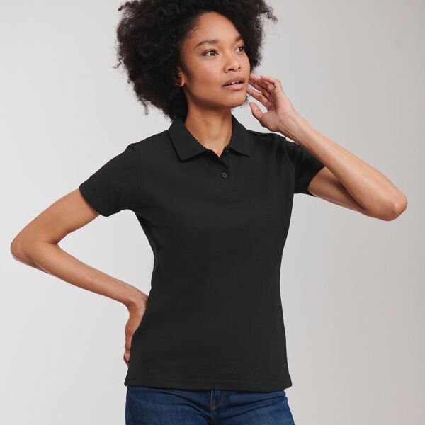 Women's classic polycotton polo Thumbnail