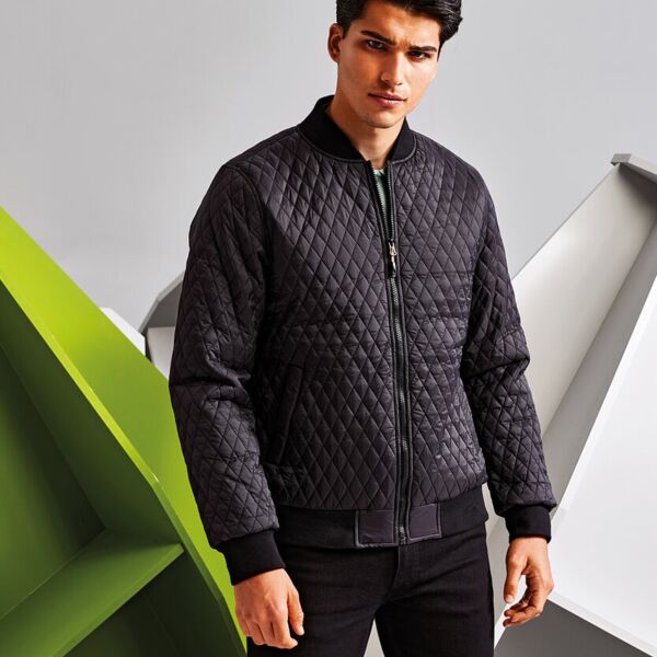 Quilted flight jacket Thumbnail