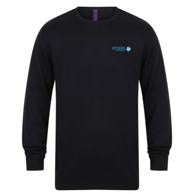 Knitted crew neck jumper (S-XL) Thumbnail